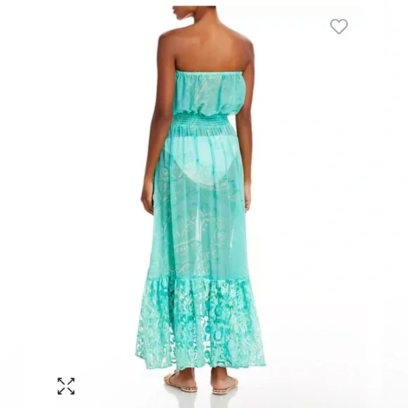 Ramy Brook Markos Sheer Jacquard Cover-Up - Picture 2 of 7